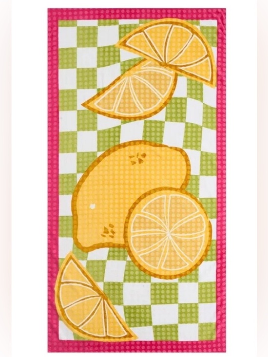 Better Homes And Gardens Other - Better Homes And Gardens Bright Citrus Beach Towels - Yellow, Pink, Green, White